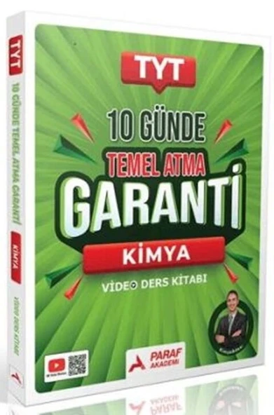 Paraf Tyt 10 Günde Temel Atma Garanti Kimya Video Ders Kitabı ürün görseli 1