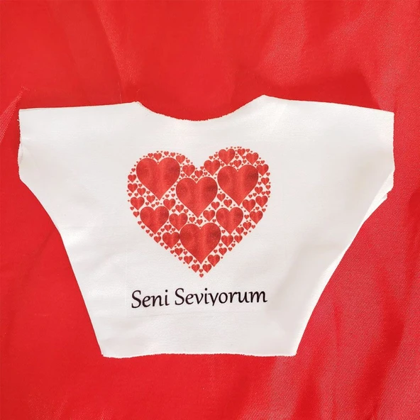 Seni Seviyorum Baskılı Tişört ürün görseli 1