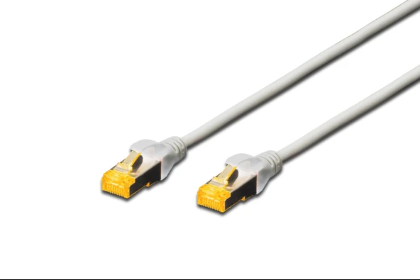 Beek CAT 6A SFTP/PIMF (Pairs In Metal Foil) Patch Kablosu, LSZH, 30 metre, AWG 26, Gri Renk ürün görseli 1