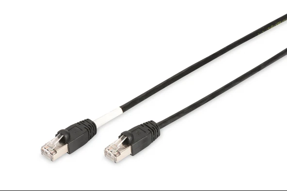 Digitus CAT 6 S-FTP Dış Mekan Patch Kablosu, Cu, PE AWG 27/7, Siyah Renk, 3 metre
Digitus CAT 6 S-FTP outdoor patch cord, Cu, PE AWG 27/7, length 3 m, black sheath color ürün görseli 1