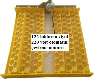 132 Bıldırcın Yumurtası Viyolü 2,5/3 Rpm Motor Dahil ürün görseli 1