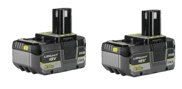 RYOBİ  Akü RB1860X 6.0Ah Akü (iki adet) ürün görseli 1