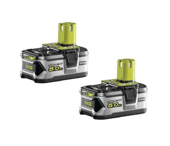 Ryobi 18V 5.0Ah İkili Akü Seti ürün görseli 1