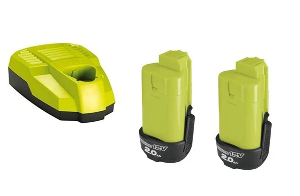 Ryobi BSPL1220 12 Volt  2,0 Ah Li-Ion Akü + 12 volt şarj cihazı BCL12L1H ürün görseli 1