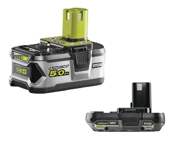 Ryobi RB1820C 18 V 2.0 Ah Akü ( 130597008 ) + RB18L50 (130429308) ürün görseli 1