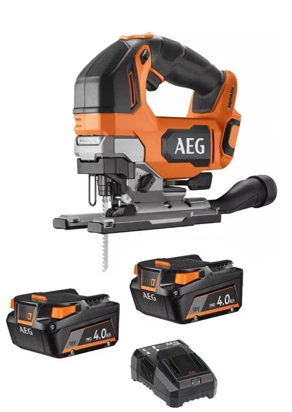 AEG BST 18BLX2-402  Çift Akülü 18 volt Dekupaj ürün görseli 1