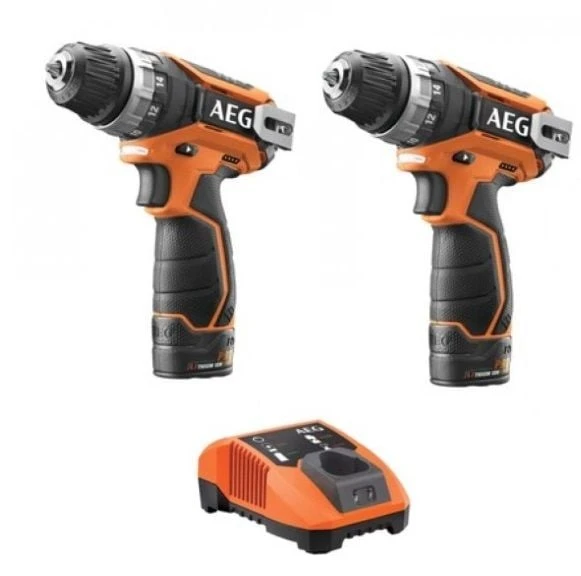 AEG Bs 12C2 İkili Akülü Matkap Seti ürün görseli 1