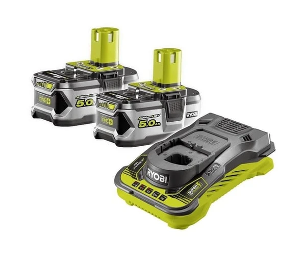 RYOBİ RC18150-250 Akü ve Hızlı Şarj Cihazı 2x5.0Ah ürün görseli 1