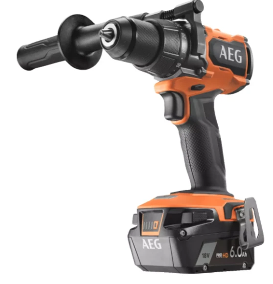 AEG BSB 18BL2-602K ÇİFT AKÜLÜ 6.0AH DARBELİ MATKAP 141NM ürün görseli 1
