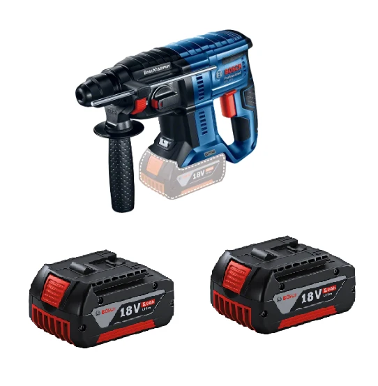 Bosch GBH 180-Li Çift Akülü 5.0 Ah Kırıcı-Delici + Uç seti hediyeli ürün görseli 1
