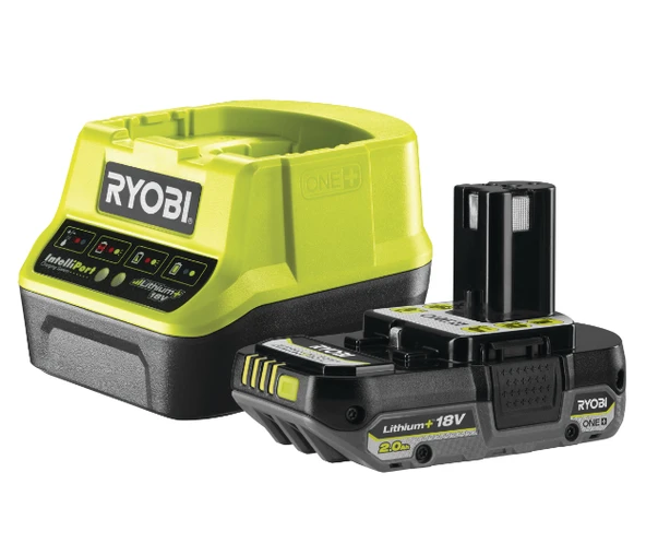 Ryobi  RC18120-1C20 18 V 2 Ah Li-Ion Yedek Akü ve Şarj Cihazı ürün görseli 1