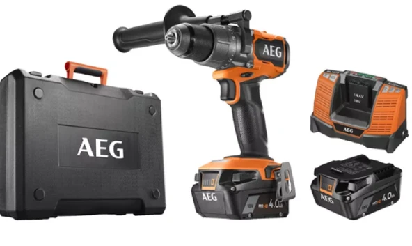AEG Bsb 18c3bl-402c 18 V 4.0 Ah Çift Akü Kömürsüz Darbeli Matkap Vidalama ürün görseli 1