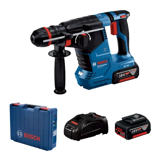 Bosch Gbh 187 Li Çift Akülü Kırıcı Delici 2X5.0AH 2.4 J ürün görseli 1