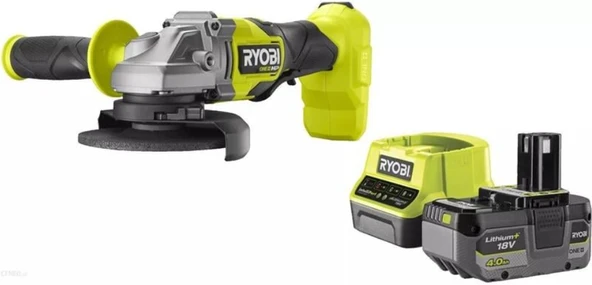 Ryobi Rag18x-1c40s One+ Akülü Kömürsüz Avuç Taşlama ürün görseli 1