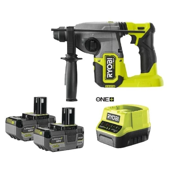 Ryobi Rsds18x Çift Akülü 18v 4.0 Ah Sds-plus Pnömatik Kırıcı Delici Kömürsüz ürün görseli 1