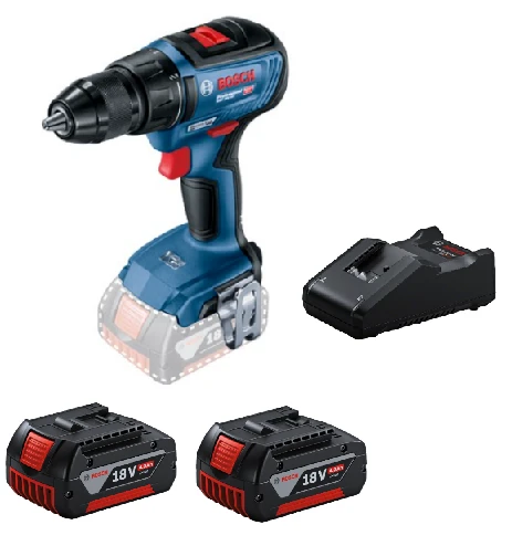 Bosch GSR 18V-50 Akülü vidalama Çift akülü 4.0 Amper ürün görseli 1
