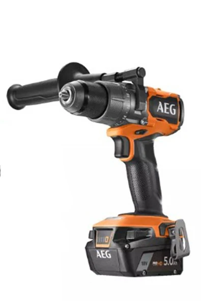 AEG BSB 18C3BL-502C Kömürsüz 5ah Çift Akülü Darbeli Matkap - T4935478939 ürün görseli 1