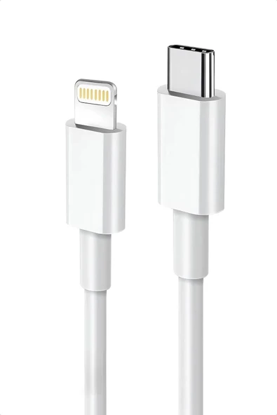 GLOBTEL Iphone 8 X Xs Xr 11 12 13 14 Pro Max Plus Uyumlu Hızlı Şarj Kablosu Type C To Lightning ürün görseli 1