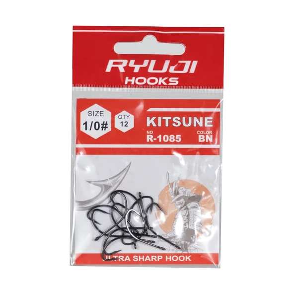 Ryuji R-1085 Kitsune Black Nickel İğne - Resim 2