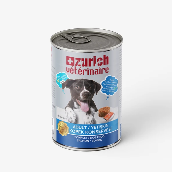 Zurich Veterinaire Pate Somonlu Yetişkin Köpek Konservesi 415 gr ürün görseli 1