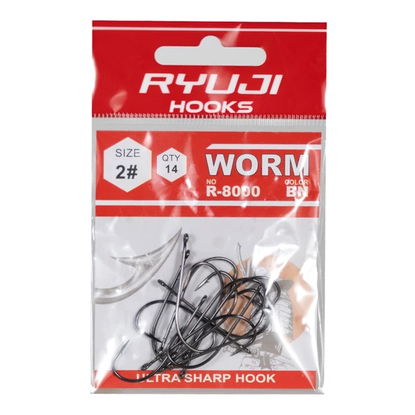 Ryuji R-8000 Worm Black Nickel İğne - Resim 2
