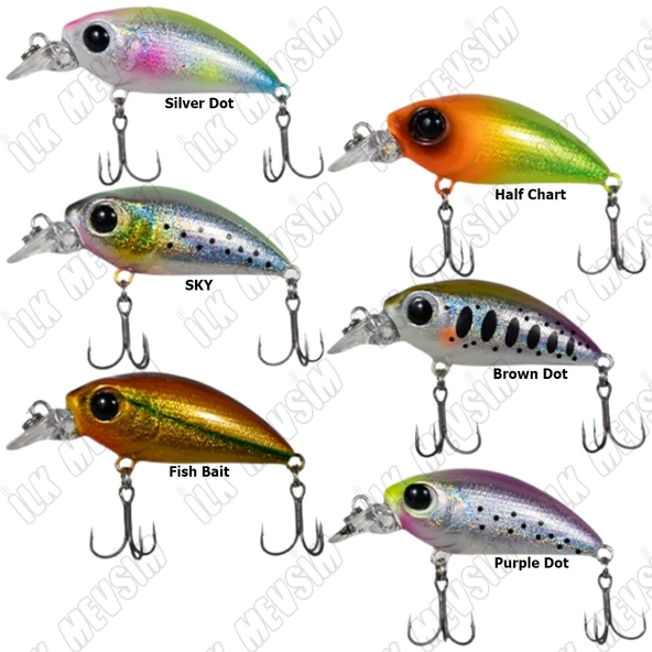 Ryuji Small Minnow 4,5cm 5,2gr Maket Yem - Resim 2