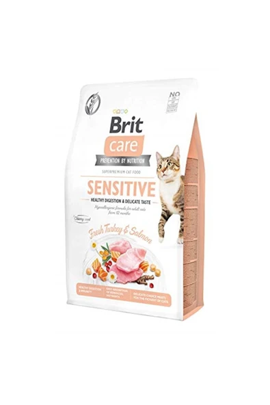 Care Grain Taze Hindili Ve Somonlu Tahılsız Kedi Maması 2 Kg ürün görseli 1