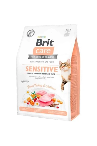 Care Grain Taze Hindili Ve Somonlu Tahılsız Kedi Maması 2 Kg ürün görseli 1