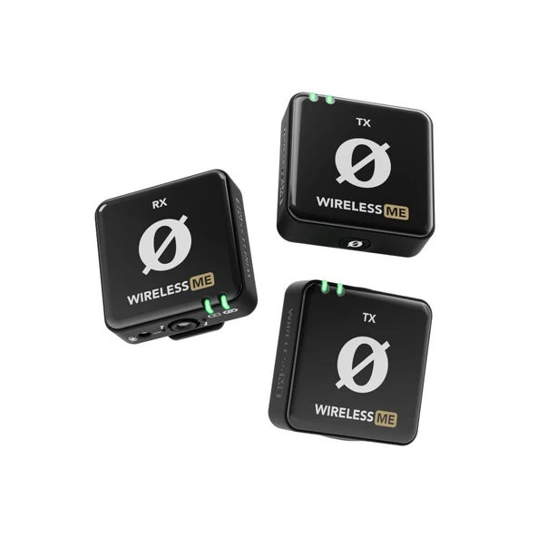 RODE Wireless ME Dual İki Kişilik Yaka Mikrofonu (Siyah) ürün görseli 1