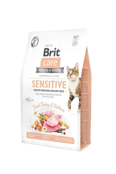 Care Grain Taze Hindili Ve Somonlu Tahılsız Kedi Maması 2 Kg ürün görseli 1