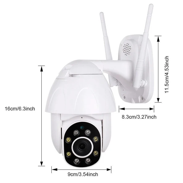 FONRİ TV-9825A 2MP 4x Dijital Zoom Speed Dome IP Güvenlik Kamerası ürün görseli 1
