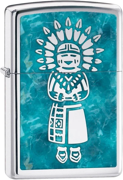 Zippo Indian Princess - Kızılderili Prenses Dizayn Çakmak ürün görseli 1