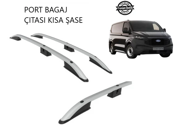 TRANSİT CUSTOM VAN KISA ŞASE 2025 2026 2027 PORTBAGAJ TAVAN ÇITASI GRİ ürün görseli 1
