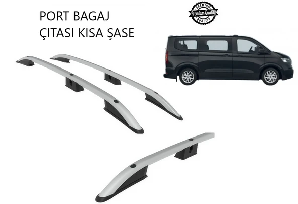 CARAVELLA LİFE KISA ŞASE 2025 2026 2027 PORTBAGAJ TAVAN ÇITASI GRİ ürün görseli 1