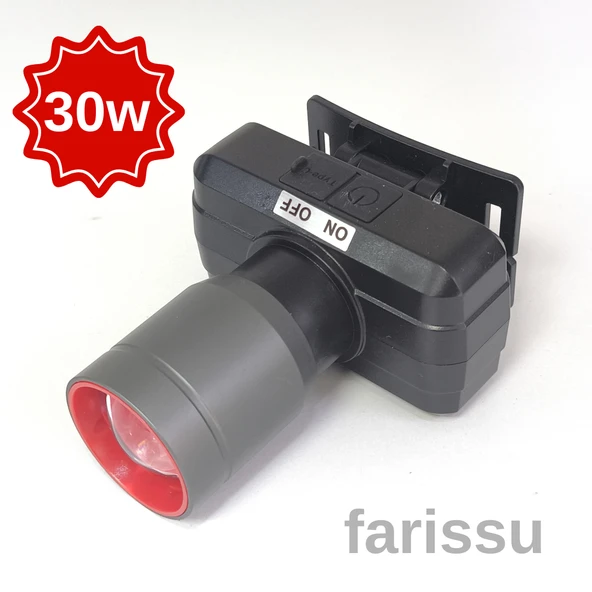 30W Güçlü LED Kafa Feneri: 7 Saate Kadar Kesintisiz Çalışma ürün görseli 1