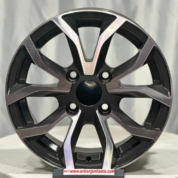4*108*14*6.0 ET35 CH63.4 GUN METAL DIAMOND ürün görseli 1