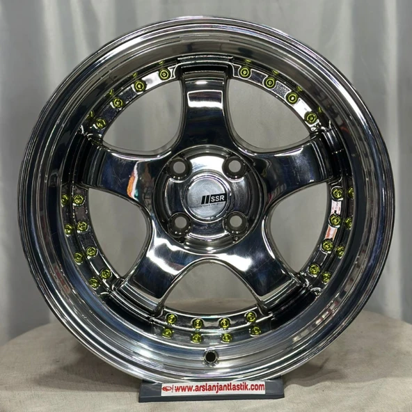 4*100*16*9.0 ET15 CH67.1 (ALTIN BONCUK) CHROME SSR ürün görseli 1