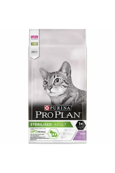 Pro Plan Sterilised Kısırlaştırılmış Hindi Etli Kedi Maması 1,5 Kg ürün görseli 1