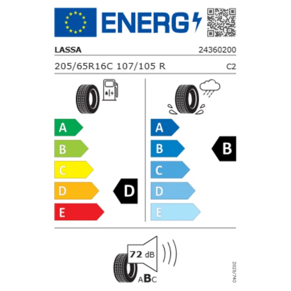205/65R16C 107/105R Transway LASSA - Resim 2