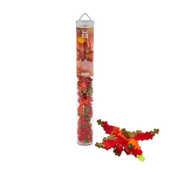 PLUS-PLUS DRAGON / 100 PCS TUBE - Resim 2