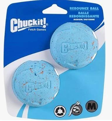 Chuckit! Rebounce Ball 2'li Doğa Dostu Köpek Oyun Topu (Orta Boy) ürün görseli 1