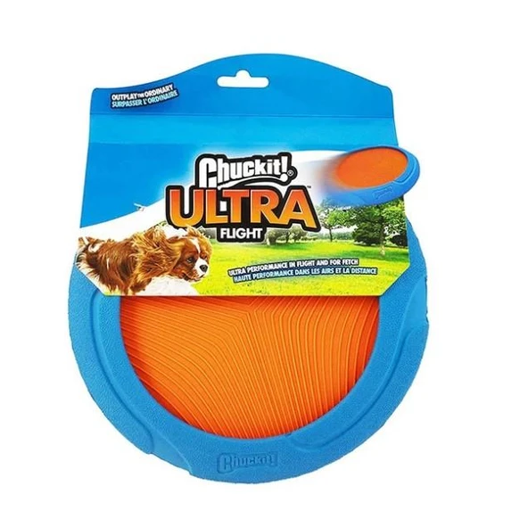 Chuckit! Ultra Flight Uzağa Uçabilen Köpek Frizbi Oyuncağı 22cm ürün görseli 1