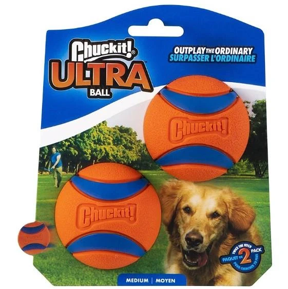Chuckit Ultra Ball 2li Köpek Oyun Topu (Orta Boy) ürün görseli 1