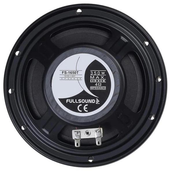 Fullsound FS-1650T 16 CM 350 Watt Tweeterlı Oto Hoparlör ürün görseli 1