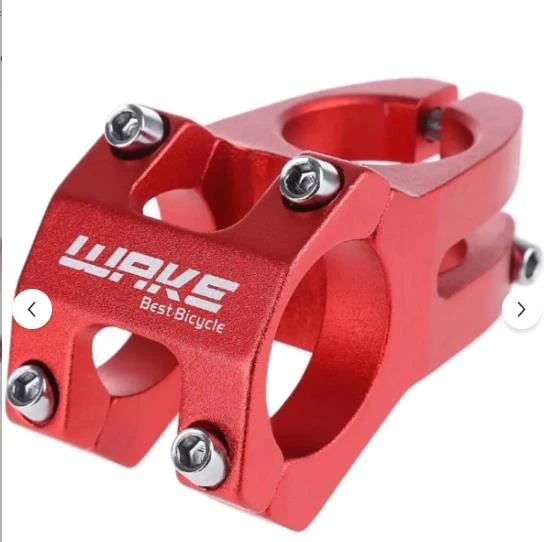BİKE SKY Wake Alüminyum Kırmızı Bisiklet Kısa Gidon Boğazı 40mm Bisiklet Yedek Parça 31,8mm ürün görseli 1