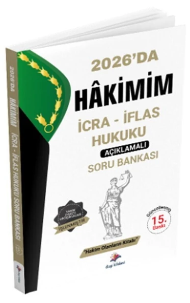 Hakimim İcra İflas Hukuku Açıklamalı Soru Bankası 15. Baskı Dizgi Kitap ürün görseli 1