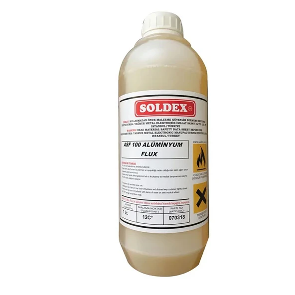 ASF-100 Alüminyum Flux Lehim Suyu - 1 Litre ürün görseli 1