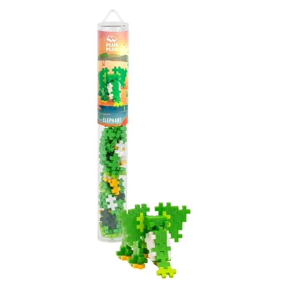 PLUS-PLUS ELEPHANT / 100 PCS TUBE - Resim 2