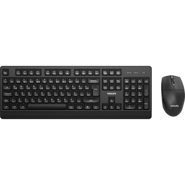 Philips SPT6347 Wireless Set Kablosuz Klavye Kablosuz Mouse Türkçe Q Klavye ve Mouse Seti ürün görseli 1