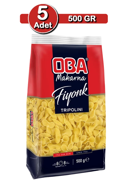 Oba Fiyonk Makarna 500 G X 5 Adet | Ev Tipi Çoklu Paket ürün görseli 1